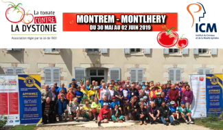 Visuel de la 16ème édition de « la tomate contre la dystonie »