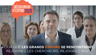 Affiche Guillaume de Tonquédec, acteur et parrain de "Découvreurs d’Espoir 2020"