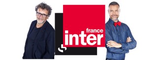 Lionel Naccache avec le logo France Inter