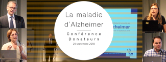 Photos prisent lors de la conférence dédiée à la maladie d'Alzheimer