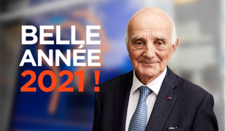 Visuel des voeux 2021 du Pr Gérard Saillant