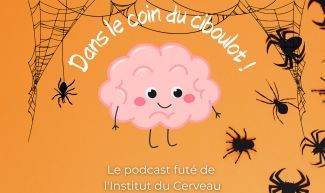 Visuel du podcast futé de l'Institut du Cerveau spécial Halloween