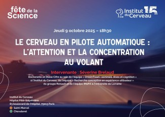 Visuel de l'évènement "Le cerveau en pilote automatique : l’attention et la concentration au volant"